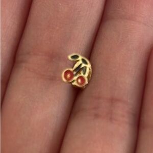 studs Gold Cherry Stud Earring